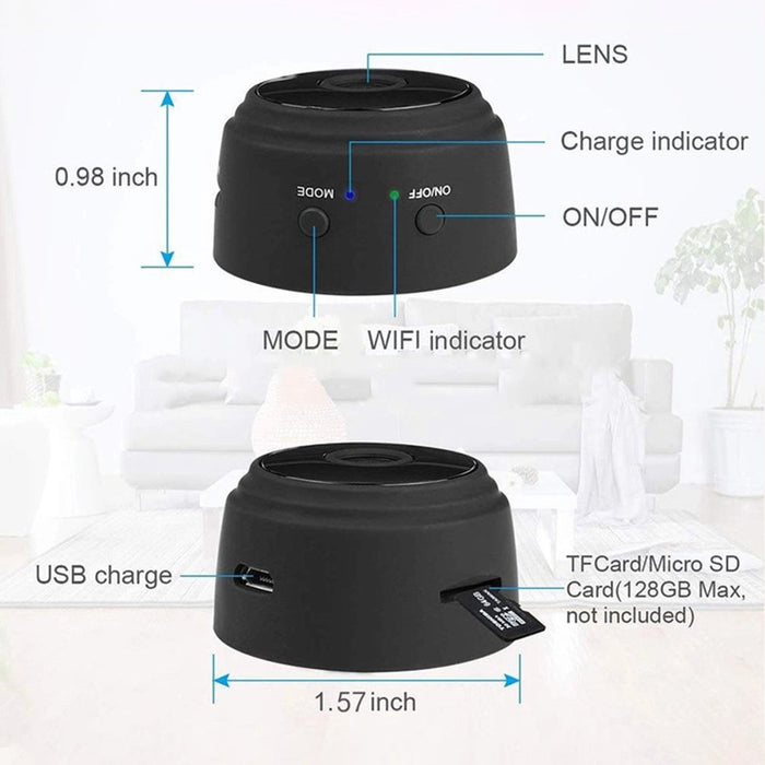 Wifi 1080P HD Night Vision Wireless Camera - IdeGas Wear