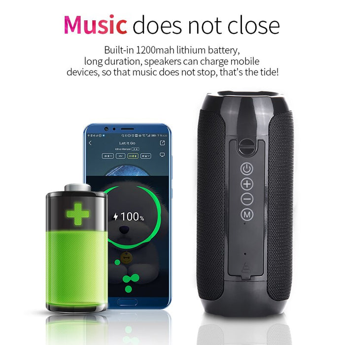 Waterproof Bluetooth Wireless Speaker (Portable Outdoor) - IdeGas Wear