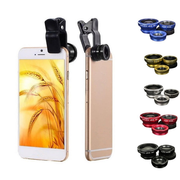 3 in 1 Universal Mobile Phone Lens - IdeGas Wear