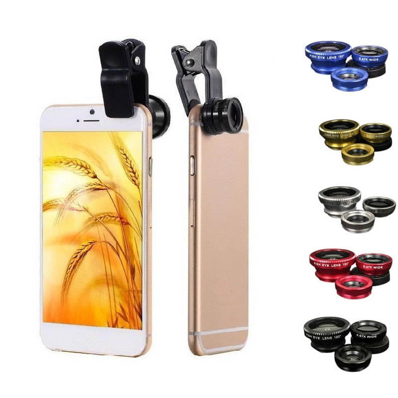 3 in 1 Universal Mobile Phone Lens - IdeGas Wear