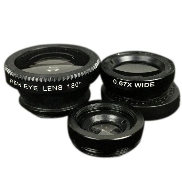 3 in 1 Universal Mobile Phone Lens - IdeGas Wear